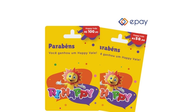 epay Brasil lança cartão marca própria da Ri Happy